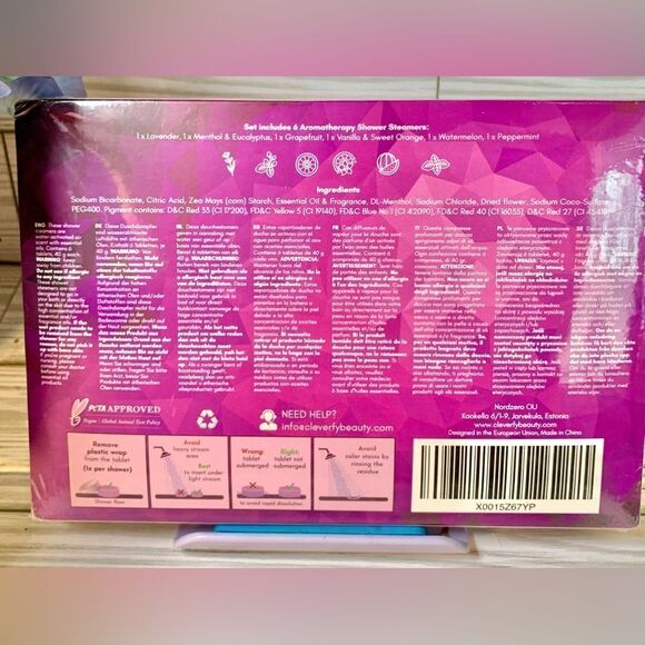 Cleverfy Aromatherapy Shower Steamers 6Pk Shower Bombs - Picture 2 of 3